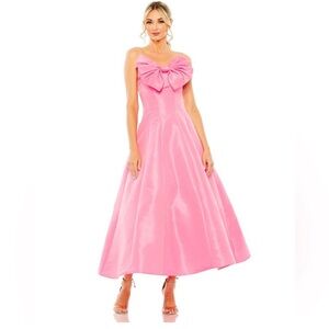 Mac Duggal Strapless Pink Dress